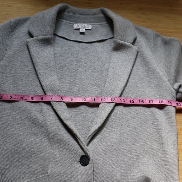 JCREW knit gray blazer, size xs, Sweater blazer - Picture 7 of 8